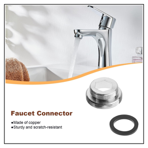 16 Pieces Brass Sink Faucet Adapter Kit for Water Filter, Ionizer, Hose
